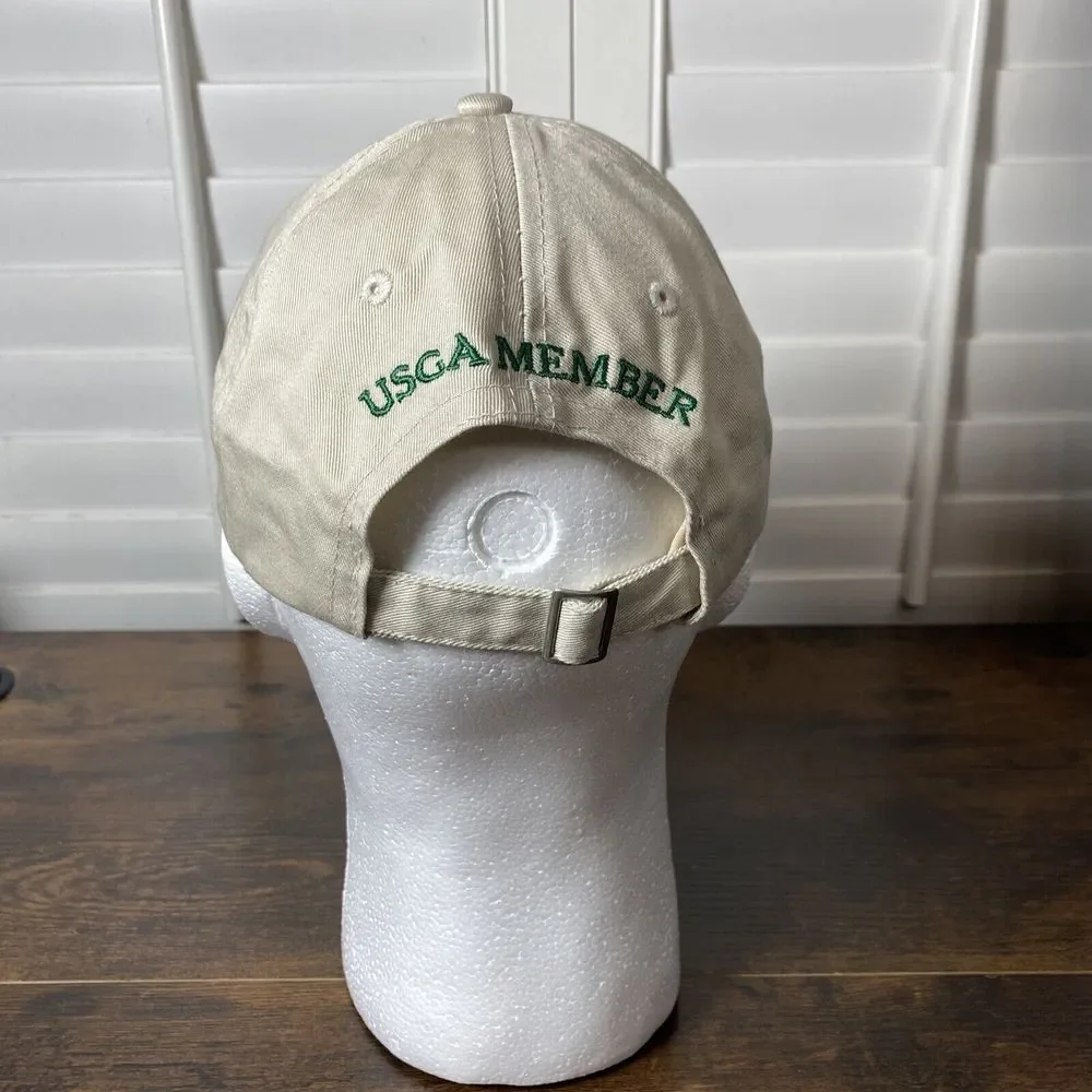 US Open 2007 Oakmont Golf Hat USGA Member Adjustable Tan Baseball Cap Hat‎ - Picture 3 of 5